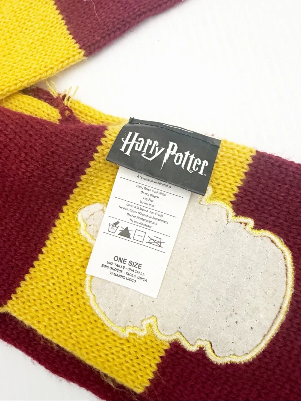 Harry Potter Hermione Deluxe Gryffindor House Crest Halloween Costume Scarf